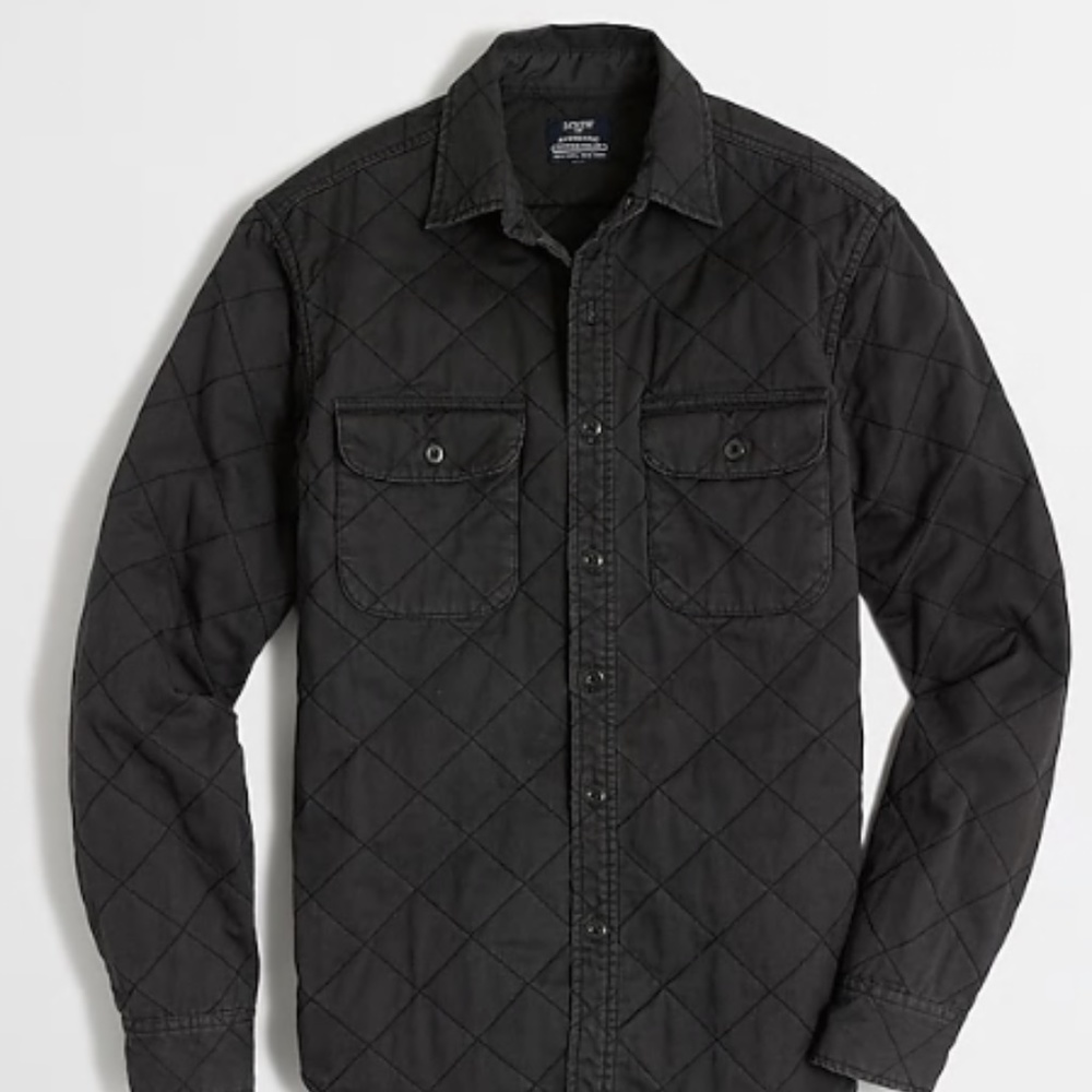 J.Crew Men's Factory quilted shirt-jacket